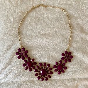 Purple Statement Necklace